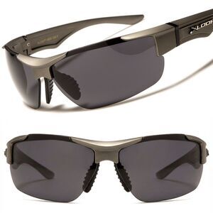 Athletic Sporty Goggles Golf Cycling Running Baseball Sunglasses Gray